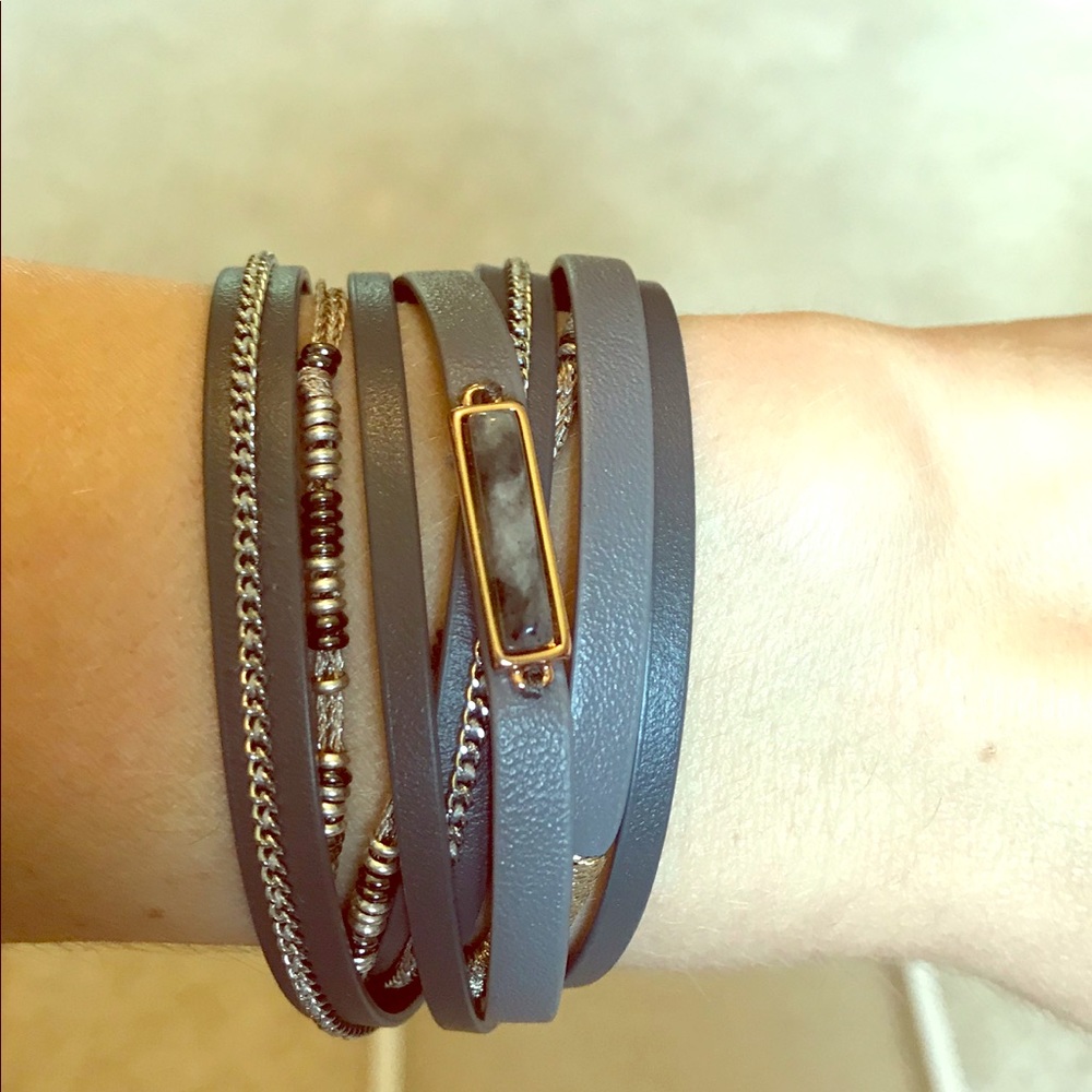 Stella & Dot Yves wrap bracelet